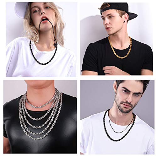 U7 Collana catena corda grossa robusta Uomo