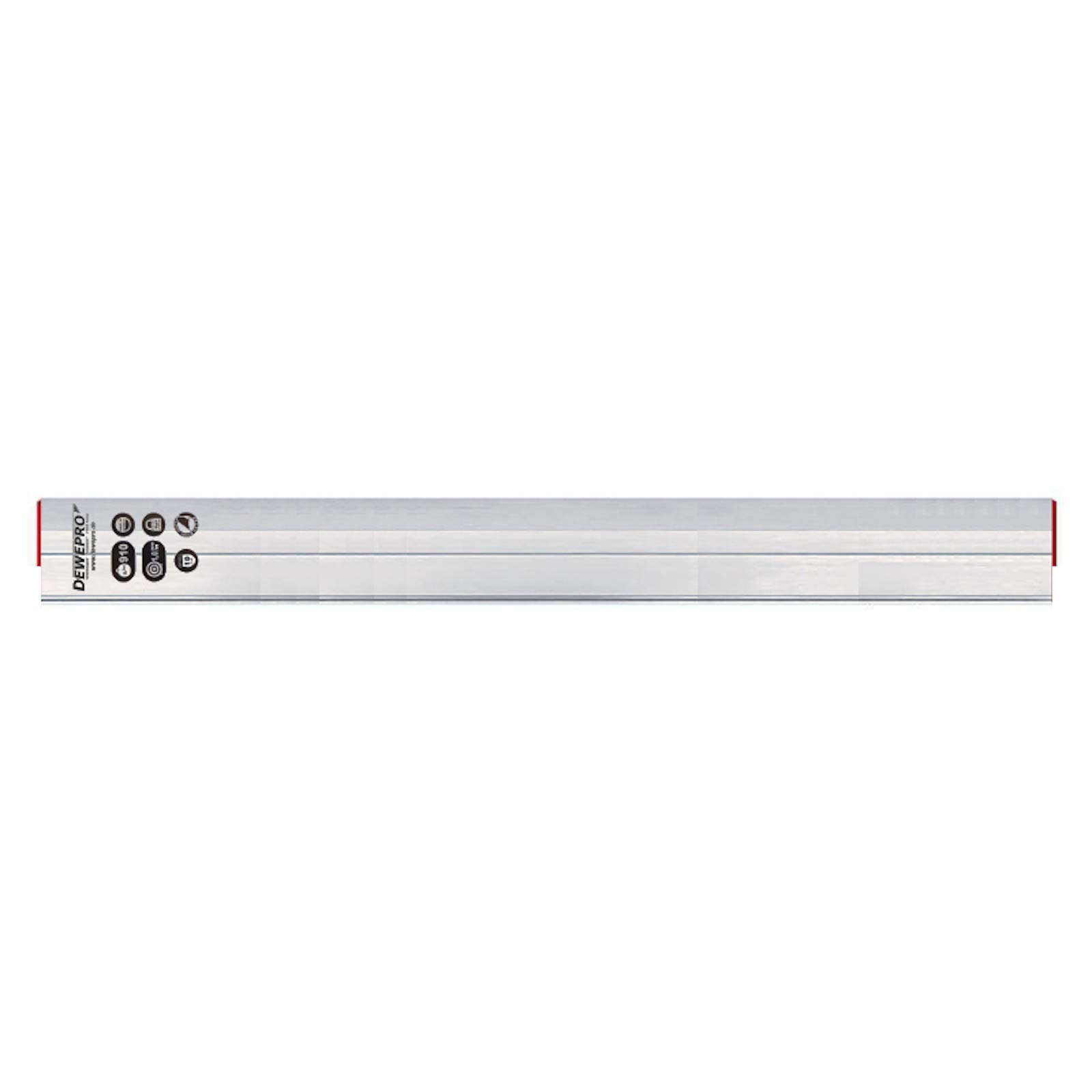 3er Set - DEWEPRO® kombinierte Trapez/HA- Kartätsche aus Aluminium - Abziehlatte mit Kombiprofil - Richtscheit - Alulatte - Längen: 100cm, 150cm und 200cm (1m, 1,5m und 2m)