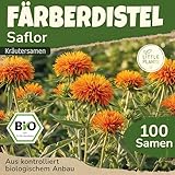 Little Plants BIO Distel Samen 100 Färberdistel Saflor...