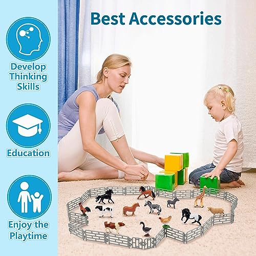 Jouets pour clôture de paddock et mini clôtures de chevaux modulables - 6