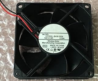 for 3110GL-B4W-B54 12V 0.30A 3.6W 3500RPM 80X80X25MM 2-Wire Cooling Fan