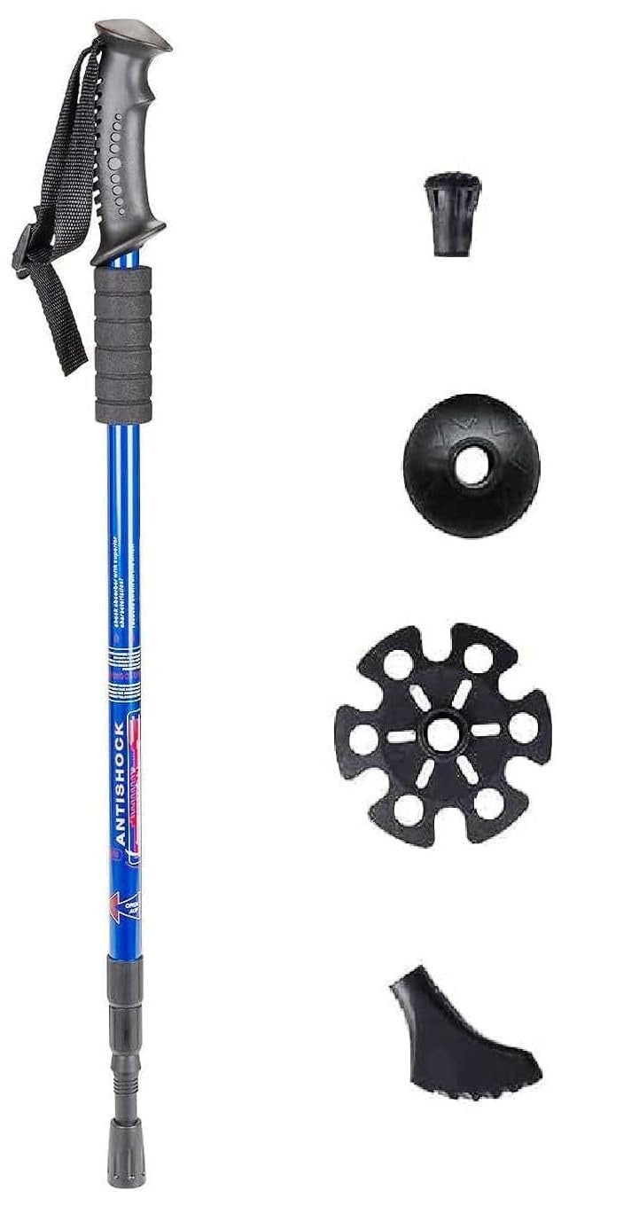 TRIONZZA Trekking Poles - Lightweight Collapsible Hiking Poles Anti Shock, Walking Sticks, Adjustable Trekking Pole for Men & Women (Trekking Poles 1 Pack) (B0DG5HPL4R) Amazon Price History, Amazon Price Tracker