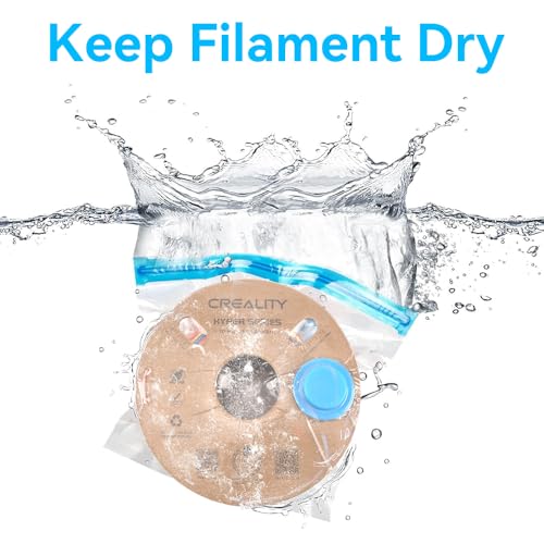 Image of Creality 3D Printer Filament Storage Bags 35 x 35CM, 12 Transparent Sealed Bags Dust Proof Humidity Resistant Keeping Filament Dry, Reusable Vacuum Storage Bags Filament Vacuum Bags