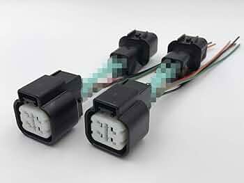 CV5W デリカD5 純正加工LEDリフレクター 取り付け用配線付き