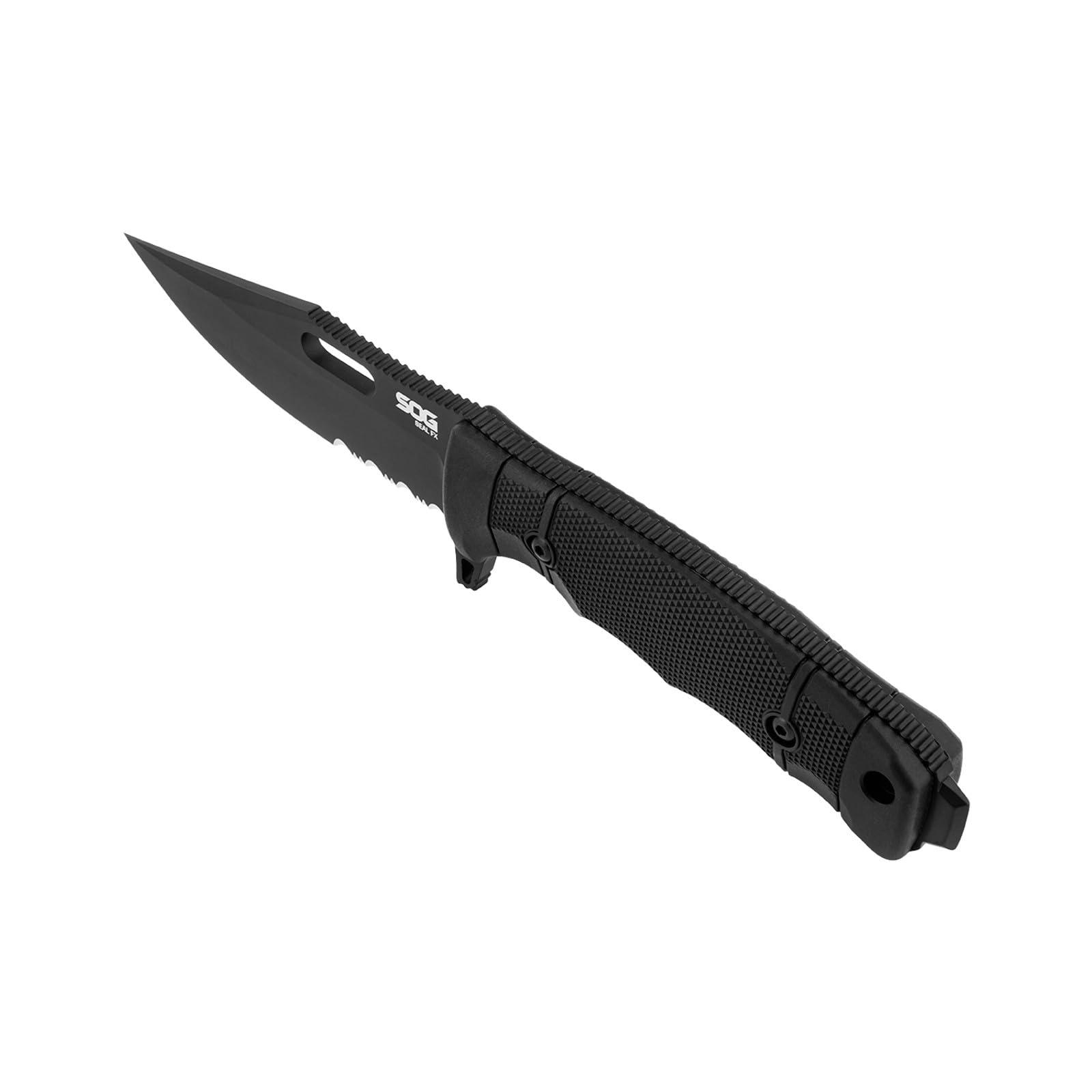 SOG Seal Fx Fixed Blade Partially Serrated ProfeSSIonal Tactical Knife S35Vn Steel Tough Glass-Reinforced Nylon Handle