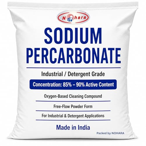 Image of Nohara Sodium Percarbonate Powder 250g, Industrial & Detergent Grade Oxygen Bleach for Laundry, Cleaning, and Water Treatment Use