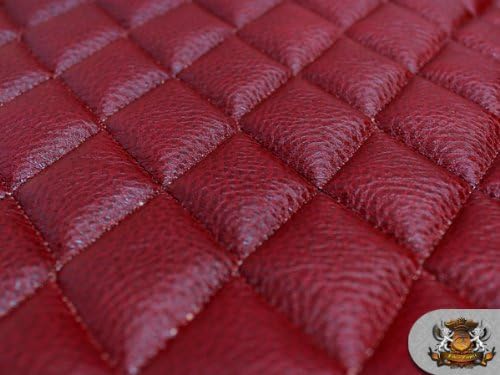 Miniatura 4 de Tela de espuma acolchada de vinilo Ford Maroon con tapicería de espuma de 38"