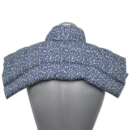 Cervical Heat Cushion for Neck, Shoulders and Back - Thermal Cushion with Cherry Stones - Fiorellini - Organic Cotton