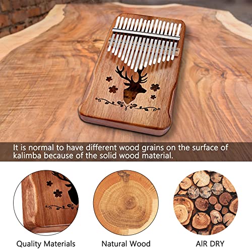 Kalimba 17 Clés Pouce Piano, Portable Doigt Piano Instrument de Musique, Bois Africain de Haute Qualité, Kalimba… - Les Beatles, Paul McCartney, John Lennon, RIngo Starr, George Harrison Kalimba 17 Clés Pouce Piano, Portable Doigt Piano Instrument de Musique, Bois Africain de Haute Qualité, Kalimba… – Image 4