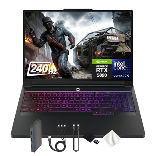 Image of Lenovo Legion Pro 7i 16 inch WQXGA OLED 240Hz Gaming Laptop, Intel Ultra 9 275HX, GeForce RTX 5090, 32GB DDR5, 1TB SSD, RGB Backlit Keyboard, WiFi 7, Win 11 Pro, Black, Parent