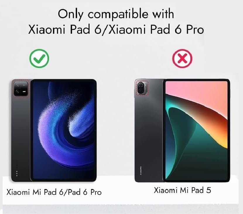 Image of Screen Guard Compatible With Xiaomi Pad 6 / Xiaomi Pad 6 Pro (11 inch Inch Tablet) Flexible Fiber Screenguard Not a Tempered Glass Screen Protector