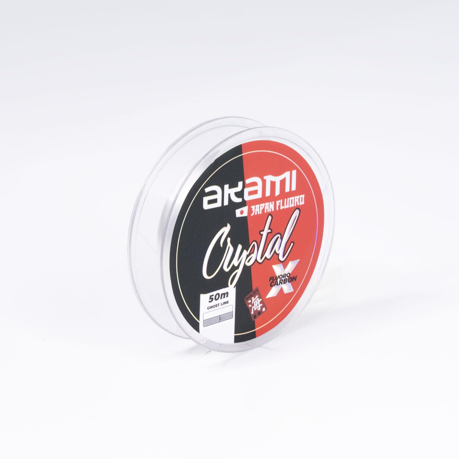 Akami CRYSTAL FLUOROCARBON – Fluorocarbon Pro-Level Tecnologia Giapponese, Alta Resistenza, Basso Allungamento