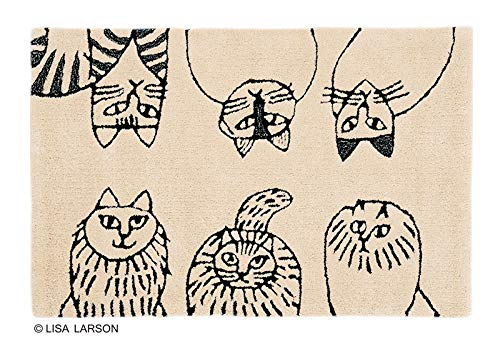 Amazon｜LISA LARSON リサ・ラーソン スケッチねこたち ラグマット