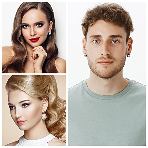 10Pcs Ear Piercing Kit, Evatage Disposable Self Ear Piercing Gun Kit, Nose Piercing Tools With Crystal Stud Earrings For Home Salon Piercing,Pink #TOP6