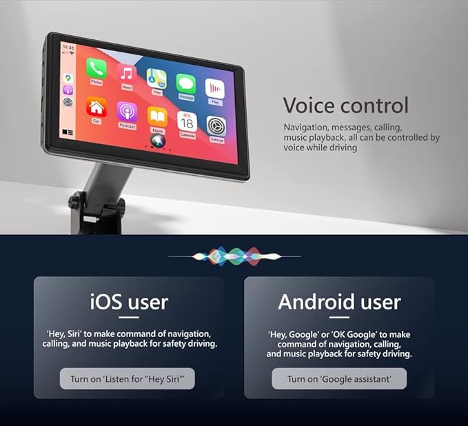 Coral Vision Wireless Lite CarPlay Dashboard Console (Slim Light version), All Wireless Apple CarPlay + Mirroring - Image 2