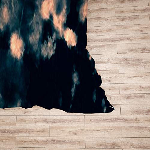 Housse de couette aquarelle en tissu polyester résistant pour lit King - 6