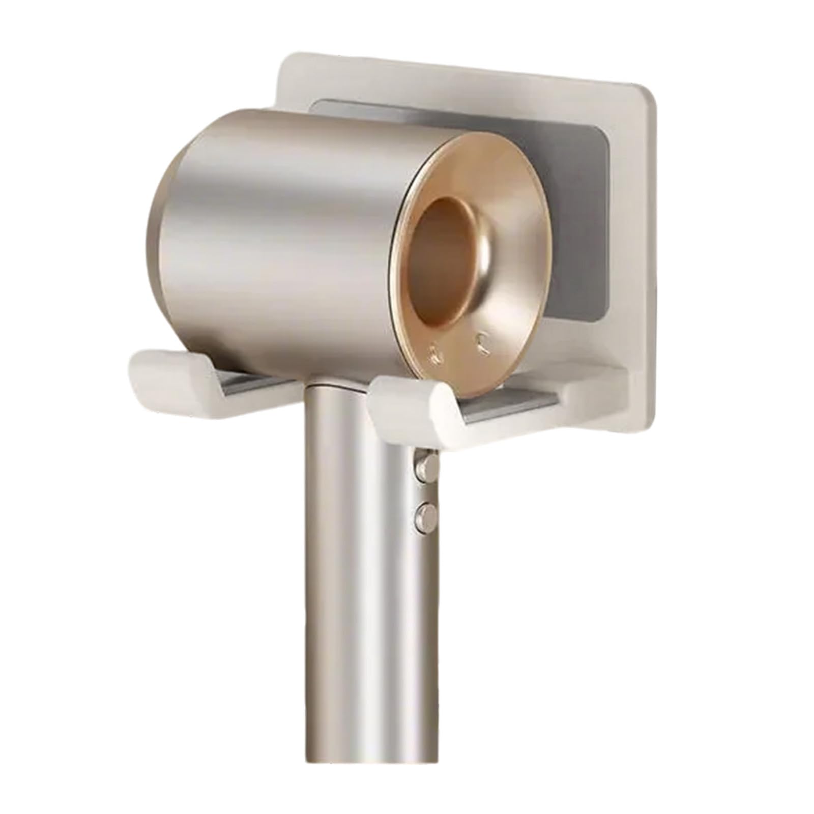 Sturdy Aluminum Adhesive Hair Dryer Mounted for Household Organization and Styling in Bathrooms and Salons Easy Installion Hair Dryer Holders