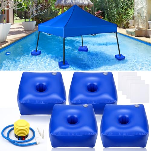 Simgoing 5 Pcs Water Canopy Float Kit - 4 PVC Floats 18' x...