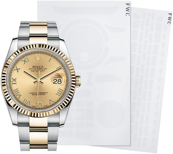 FWC腕時計カバー保護フィルム、Rolex Datejust 116233 腕時計保護フィルム、36 mmに適用