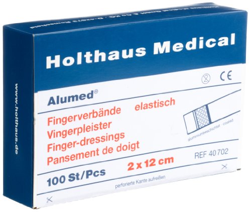 Bandage doigt élastique Alumed 2x12cm | Pansement bande extensible 100x