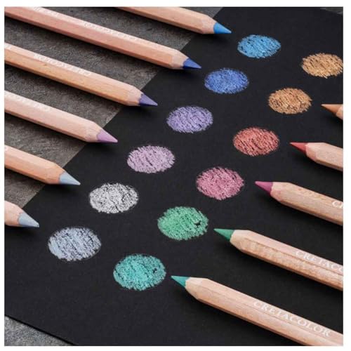 Image of CRETACOLOR The Brilliants 12 Coloured Pencils Metallic, 290 98