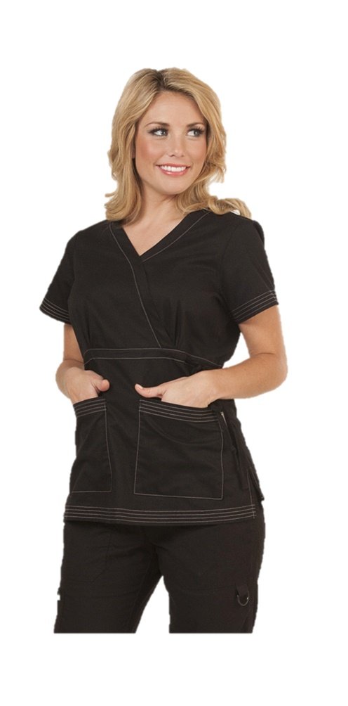 koi Classic 137 Women's Katelyn Mock-Wrap Scrub Top