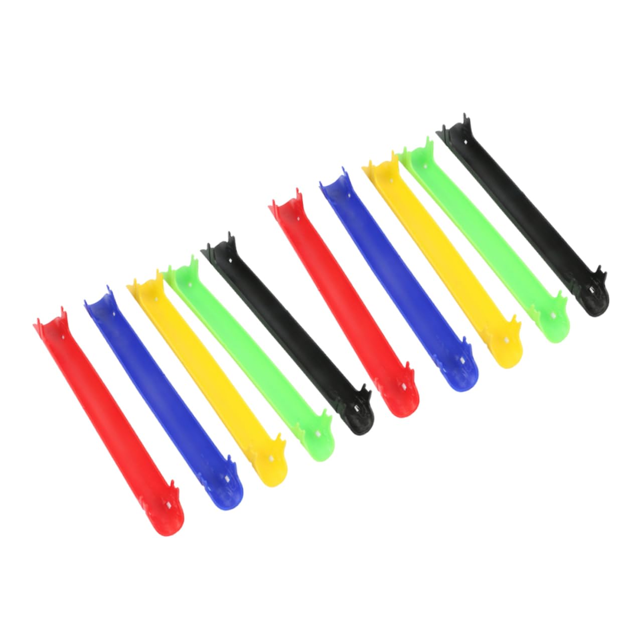 Mikikit 10Pcs Bike Chain Protector Stickers Durable Chainstay Protection for Mountain and Road Bikes Random Colors Easy Application and Cleaning Design