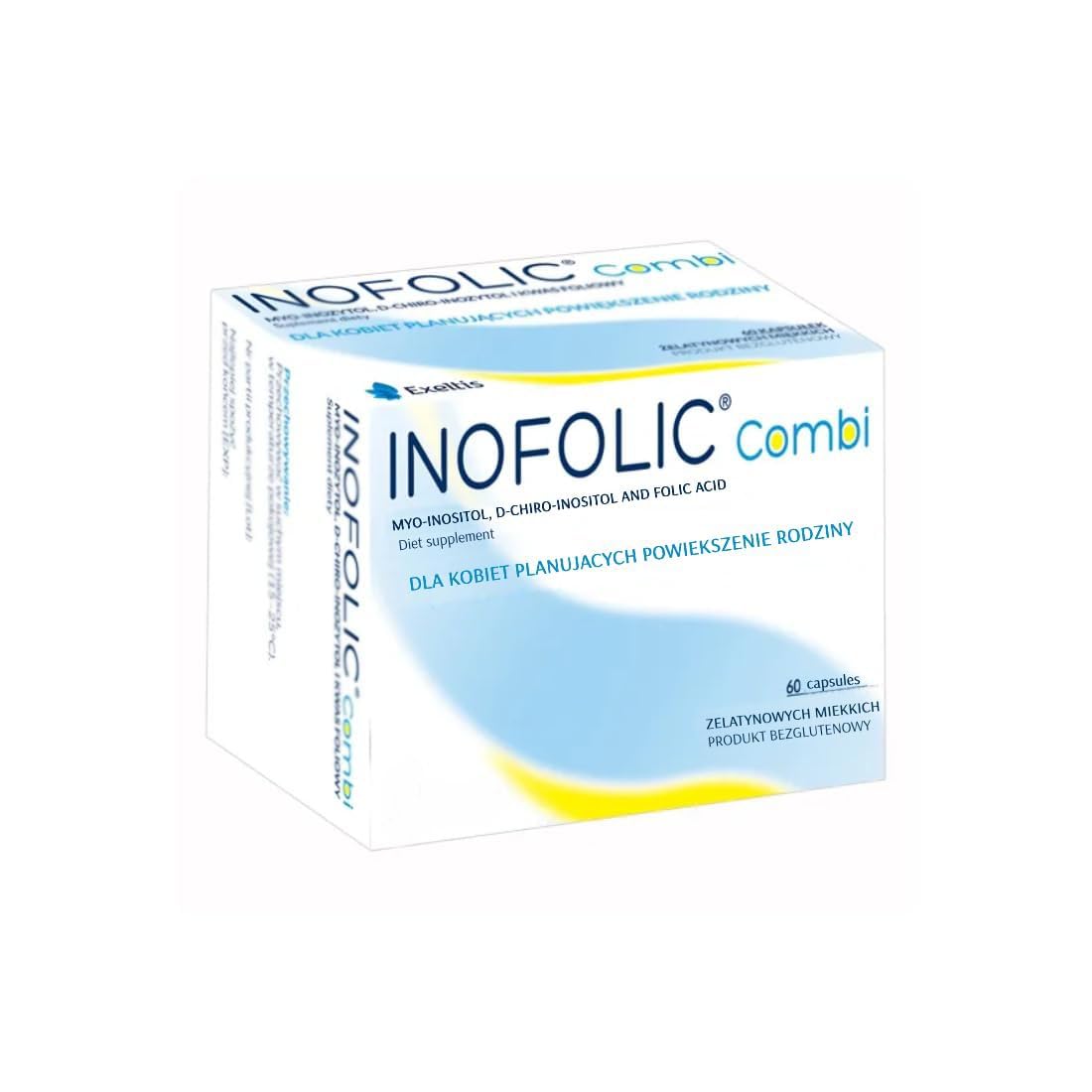 Generic InofolicCombi 60 Capsules, White