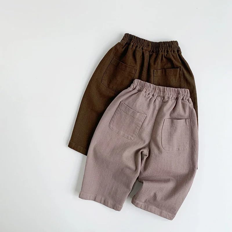 Dninmim Kids Casual Pants for Boys and Girls Outdoor Loose Pants3