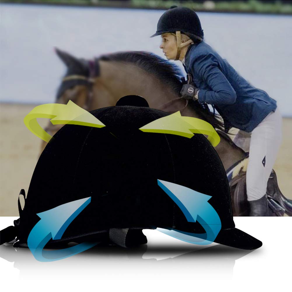 Casco da equitazione, casco sportivo per equitazione, attrezzatura da equitazione per donne e uomini