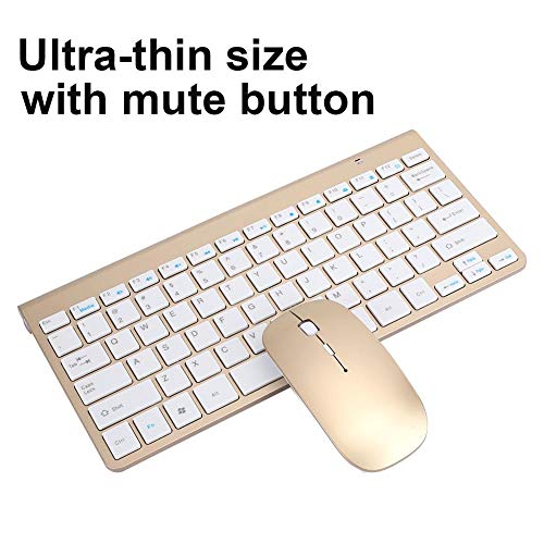 Set di mouse per tastiera wireless Mini mute