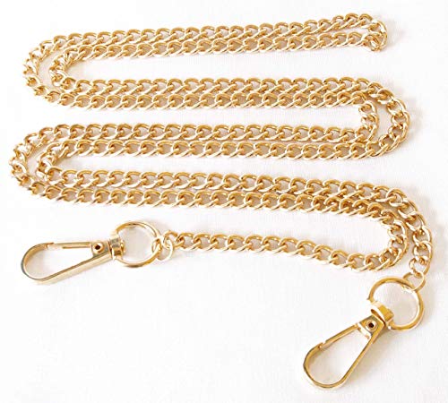 50 Inch Gold Handbag Chain - Warm Gold - Light Weight Crossbody Strap - Chain For Bride Clutch or Designer Evening Bag - Handmade3