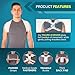 BraceAbility Clavicle Support Brace - Figure 8 Upper Back Brace Posture Corrector for Women and Men, Shoulder Straightener, Kyphosis Relief, Sling for Injuries and Fractures (Large)