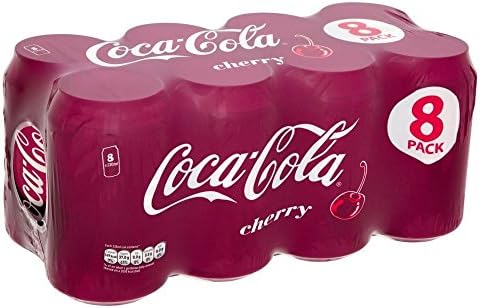 Coca Cola Cherry (8X330ml) (Pack of 2)