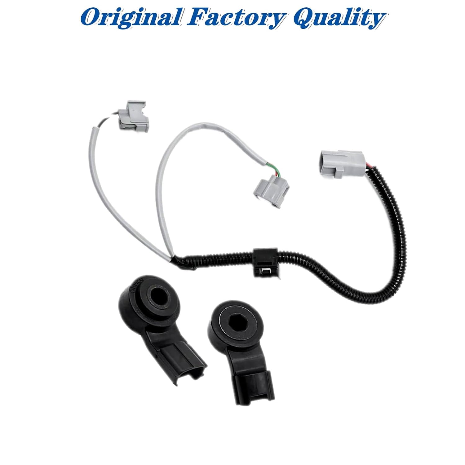 2pcs Knock Sensor with Harness Compatible with Toyota Camry Highlander Sienna ES330,Replace 8221948010 8221908010 82219-08010 82219-48010 8615-20090