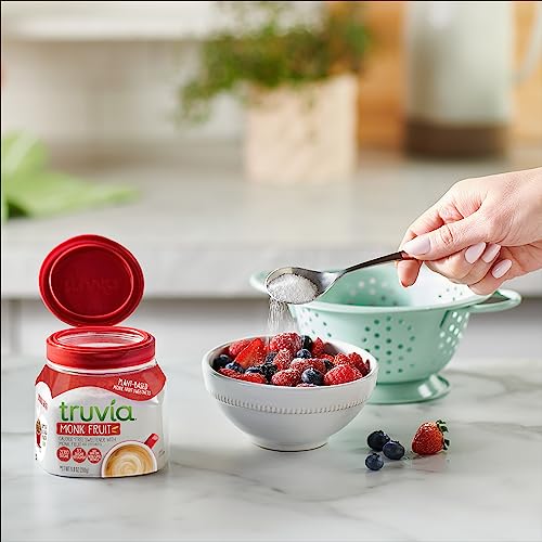 Truvia Calorie-Free Sweetener From The Monk Fruit Spoonable, 9.8 Oz Monkfruit Jar #TOP6
