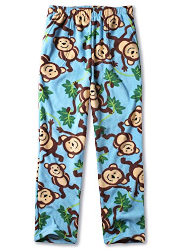Mens Premium Pajama Pants Animal Knit Fleece Lounge PJ Bottom with Pockets3