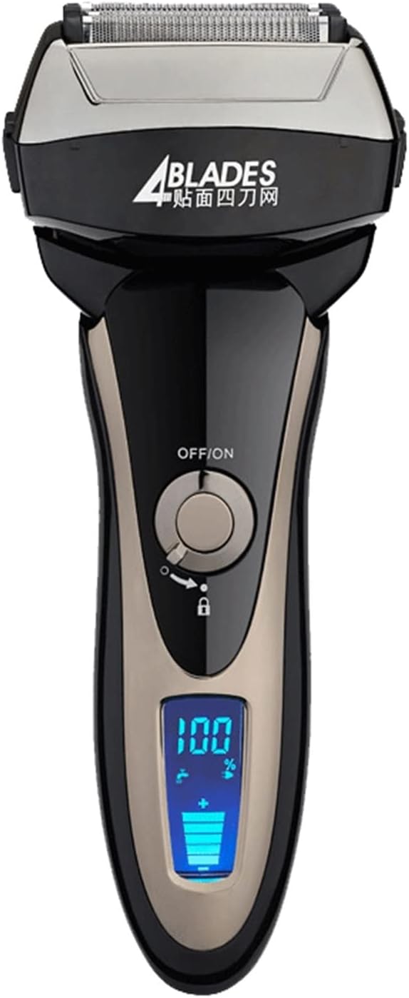 Electric Razor for Men, Electric Shaver,Rechargeable, Cordless, Wet & Dry Foil Shaver,Professional 4 Blade Shaver