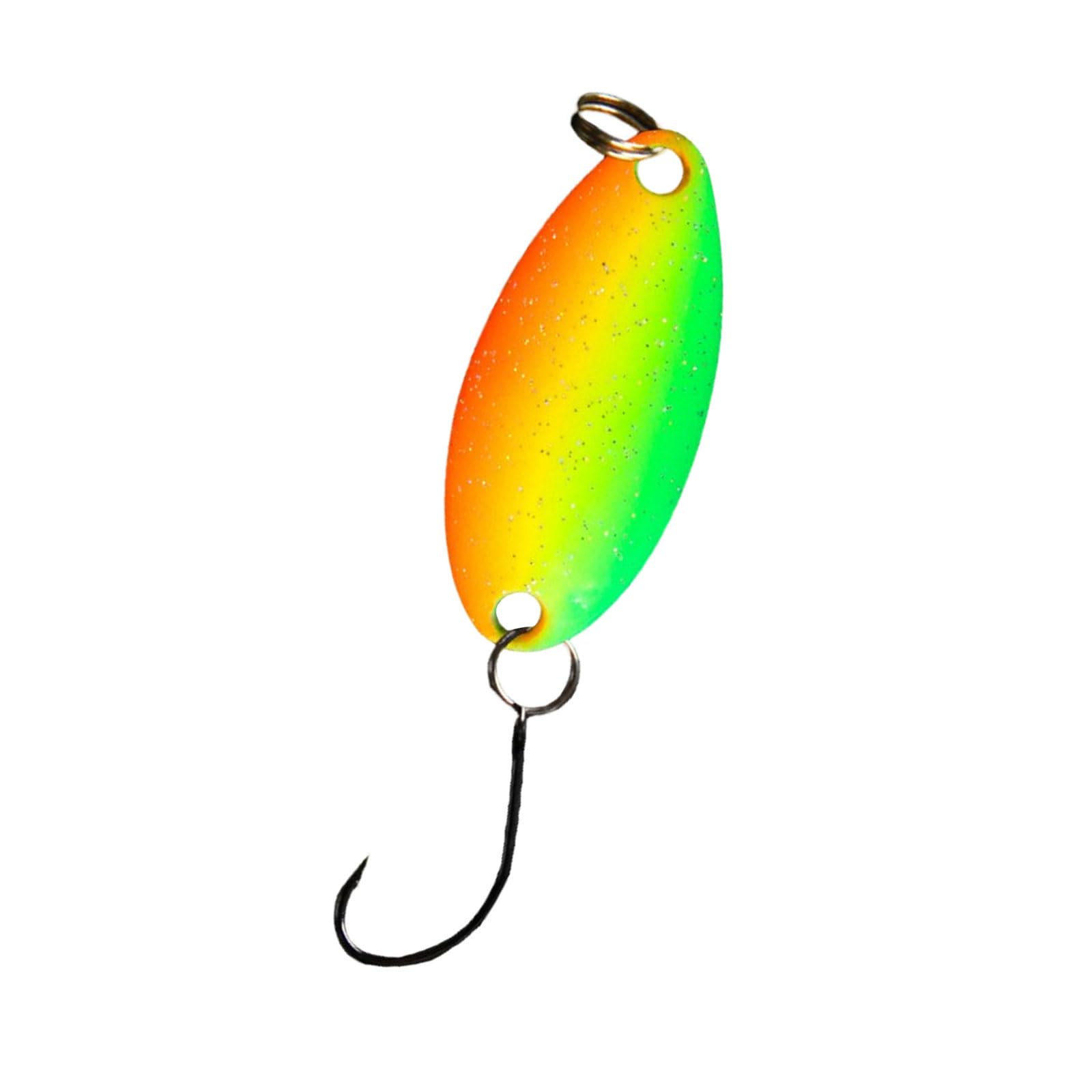 Maxtonser Metal Baits for Trout Glow Spoons Lures Glow Fishing Baits Artificial Baits Freshwater Saltwater Fishing Tackle