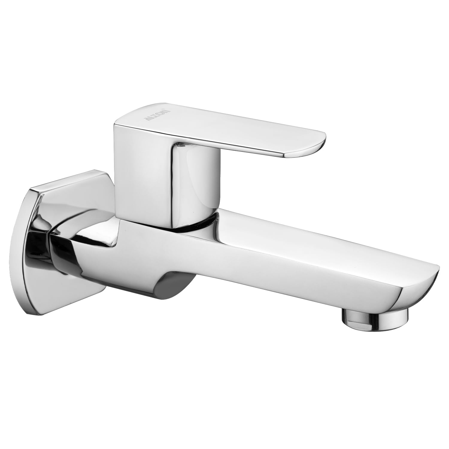 ALTON QDR5510 Brass Bib Cock Long Nose with Wall Flange | Bathroom Tap | Taps | Silver-image-40