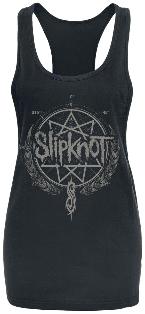 Slipknot Blurry Femme Top Noir Large