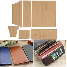Acrylic Wallet Template Transparent Leather Crafting Tool Set for DIY Long Wallet Manual Stitching Guide