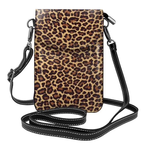 Petit sac bandoulière léopard pour femme active en soirée et virées shopping urbaines