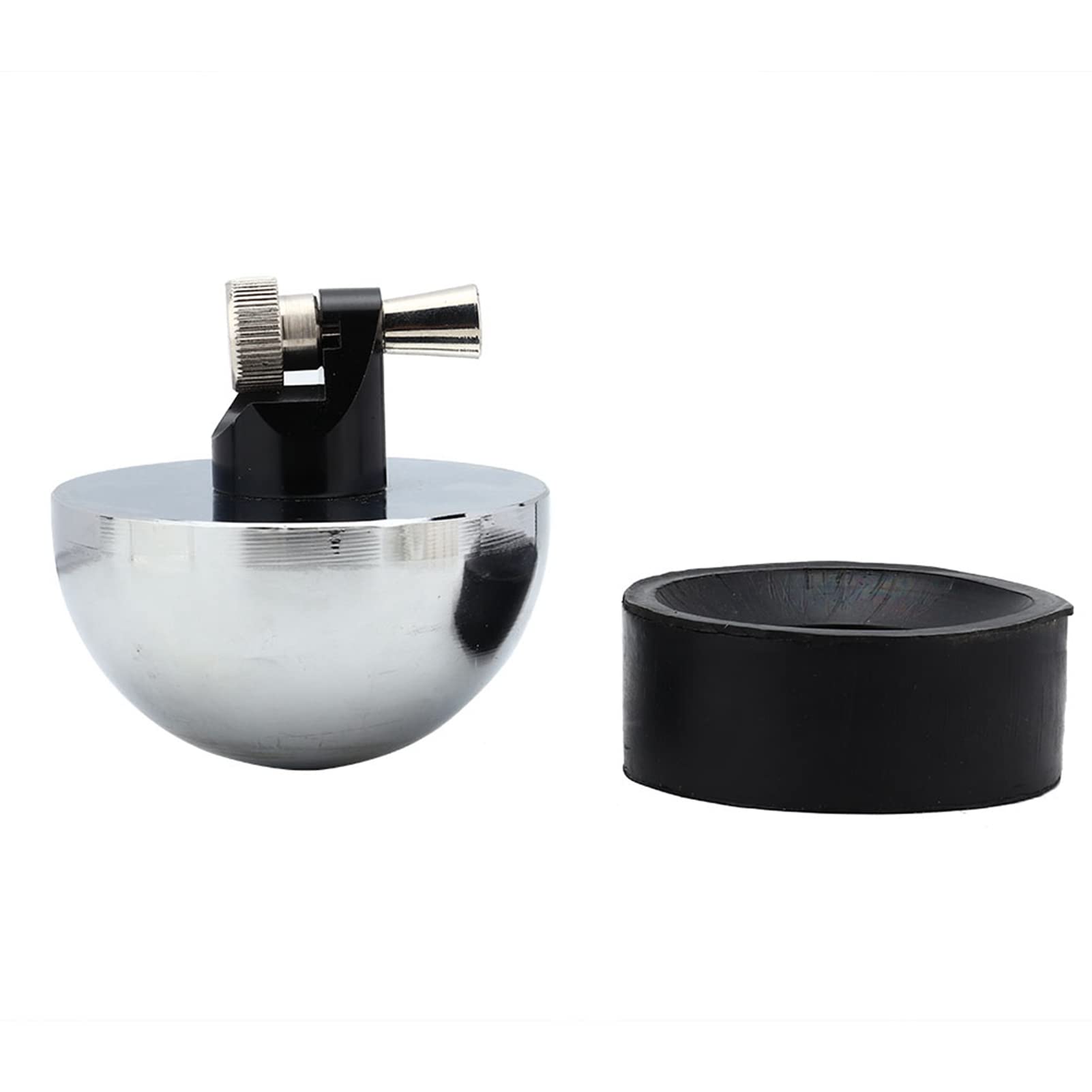 WAHEWUD Kit de herramientas de abrazadera de fijación de anillo profesional para fabricación de joyas con troqueles redondos intercambiables y Base estable tipo B E Juego de accesorios (Estilo B)