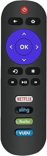 Reemplazo universal para control remoto JVC Roku TV, compatible con todos los televisores inteligentes JVC Roku