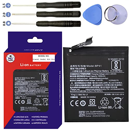 MANIQ Bateria Compatible para Xiaomi Mi 9T, Redmi K20, K20 Pro de 3900mAh, BP41