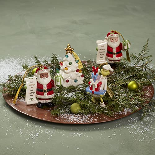 Lenox Grinch With All The Gifts Ornament, 0.35, Ivory #TOP2
