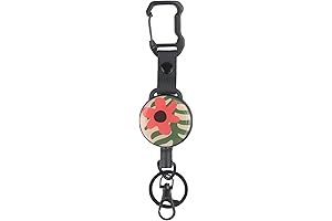 DELSWIN Cute Badge Holder Retractable Keychain