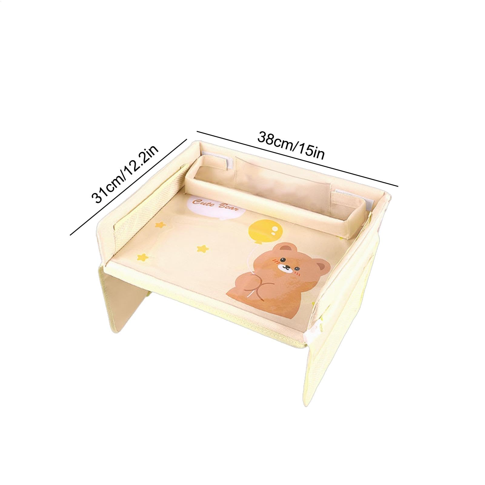 Bandeja de regazo para asiento de coche para niños, bandeja de