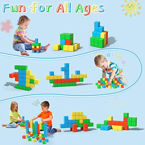 Asago Magnetic Blocks, 1.34 inch Large Magnetic Building Blocks, 3D Magnetic Cubes for Toddlers, Preschool Educational Construction Kit, Sensory Montessori Toys Kids Blocks for Boys Girls Toddlers - image 8